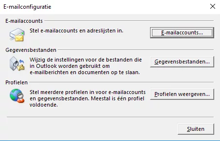 E-mail Instellen In Outlook 2016/2019 En Office 365 Voor Windows ...